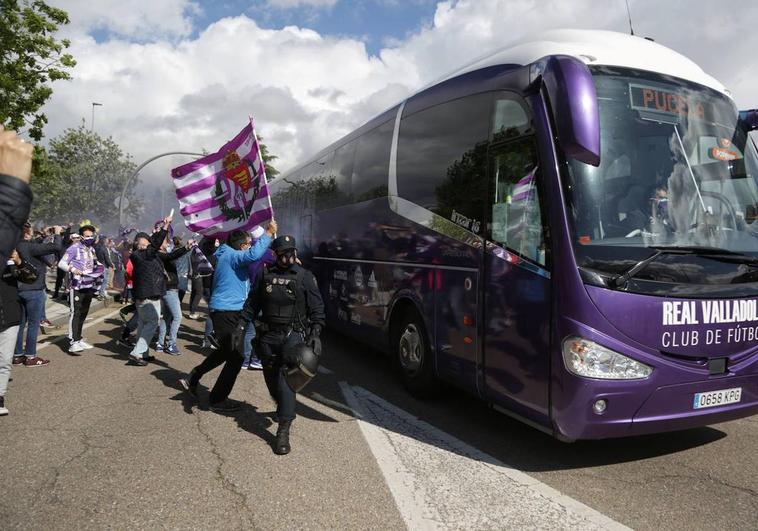 Una concentración motera escoltará al Real Valladolid hasta el estadio